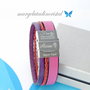 Bratara Personalizata / Snururi Piele / Inchizatoare Inox Inoxidabil