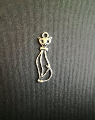 PANDANTIV PISICA - 34 X 12 MM