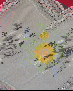 Mileu rustic cu broderie