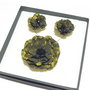 Set bijurterii cu flori textile