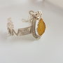 Bratara unicat , Bratara cu agat druzy , Bratara din sarma argintata ,Bratara handmade.