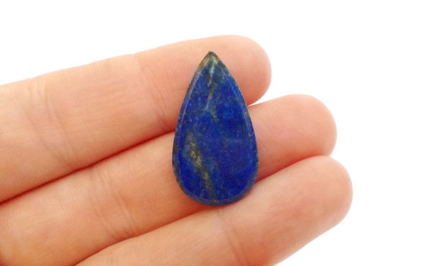 Cabochon  Lapis Lazuli  plat - pentru monturi - L501