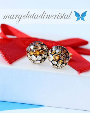 Swarovski - Chaton Ball / Gold