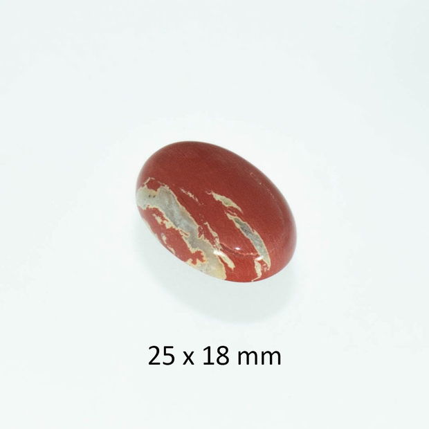 Cabochon Jasp Rosu, 25 x 18 mm, CSP-196