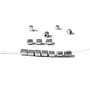 (50buc) Cuburi sticla argintii 2-4 x2x2mm   GSLAK 656