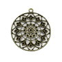 Pandantiv filigranat bronz 43x40mm Cod: BZLAK-T 007