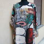 Rochie imprimeu abstract