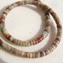 (5 bucati) Serpentin heishi aprox 4.5x2 mm