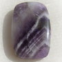Cabochon ametist chevron aprox 30x19x5 mm