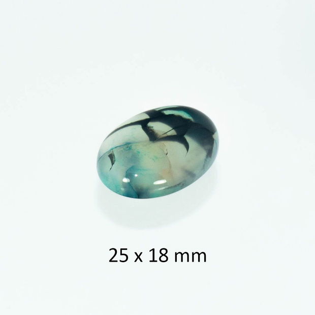 Cabochon Agat, 25 x 18 mm, CSP-198