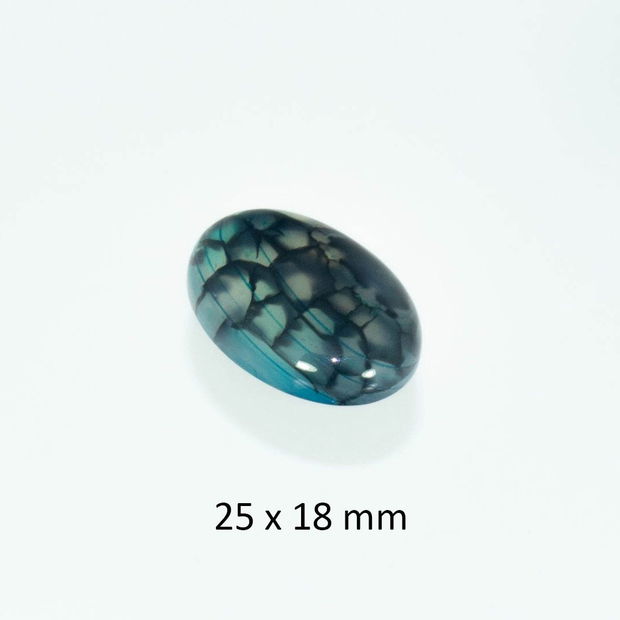 Cabochon Agat, 25 x 18 mm, CSP-199