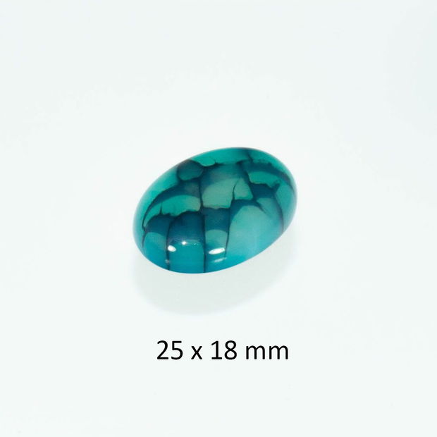 Cabochon Agat, 25 x 18 mm, CSP-201