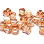 Diabolo Beads, 4x6 mm, Crystal Apricot Medium - 00030-29121