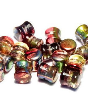 Diabolo Beads, 4x6 mm, Crystal Magic Apple - 00030-95600