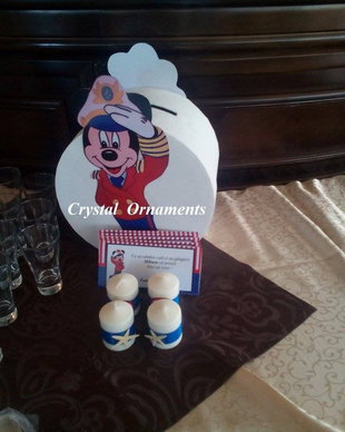 Cutie de dar botez mickey mouse