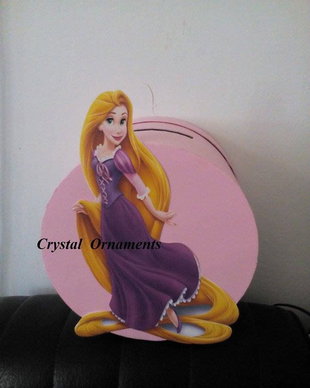 Cutie de dar botez Rapunzel