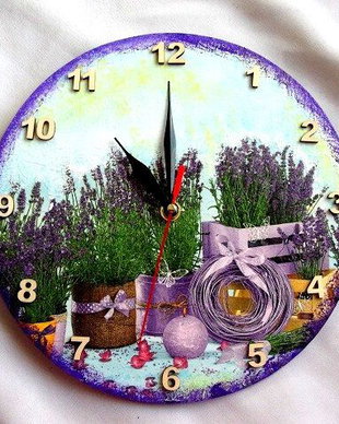 ceas de perete  lavanda 35183