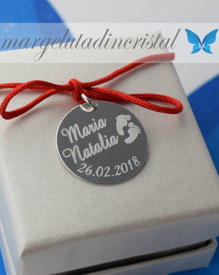 Banut Mot/Botez/Ruperea Turtei Argint 925 2,2 cm