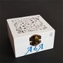 Cutie verighete cu initiale, cutie verighete nume, cutie verighete personalizata, cutie verighete licheni, cutie licheni
