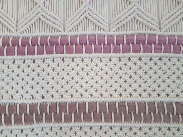 Decoratiune macrame pentru perete 10015