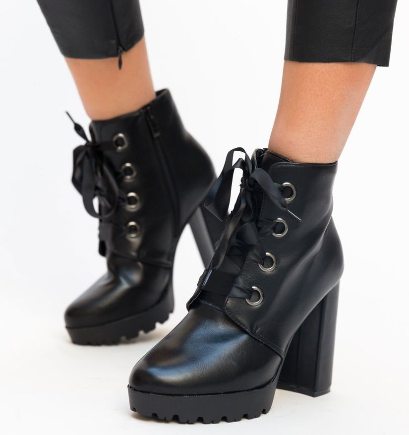 Botine Write Negre