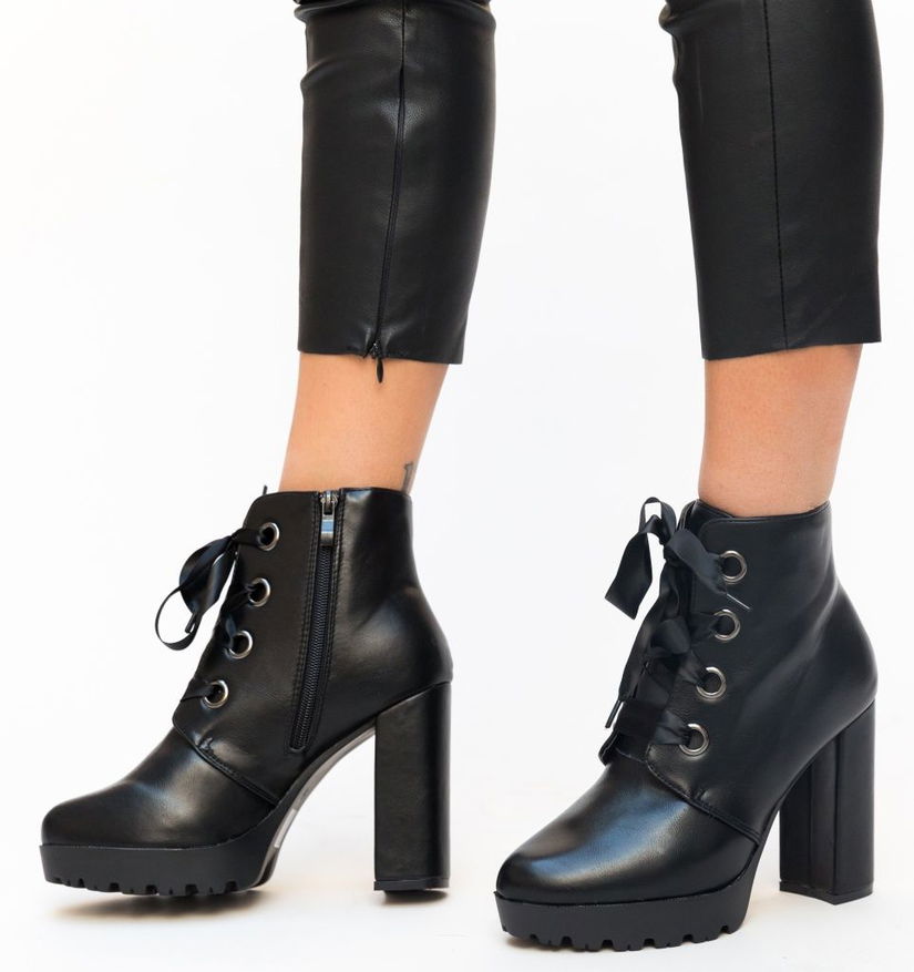 Botine Write Negre