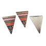 Pandantiv boho pictat motive etno, emailat2 25x18mm  SALAK-T 039
