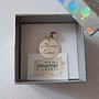 Pandant argint gravat si charm Swarovski