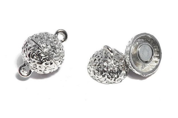 Inchizatoare cu magnet, platina, 22.5x15 mm