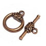 Inchizatoare toggle, cupru, 18x14 mm