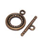 Inchizatoare toggle, cupru, 17x13 mm