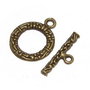 Inchizatoare toggle, bronz, 21x17 mm