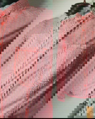 ESPRIT BLUZA STRIPE ROSU