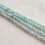 Larimar fatetat  aprox 2.6 mm - sirag de aprox 40 cm fara inchizatoare