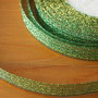 Panglica verde crud metalizat