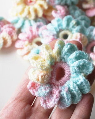 7 floricele crosetate manual