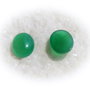 (2 bucati) Cabochon oval din jad verde aprox 15x12x5 mm