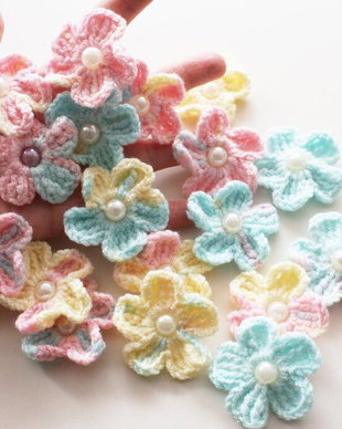 6 floricele crosetate manual