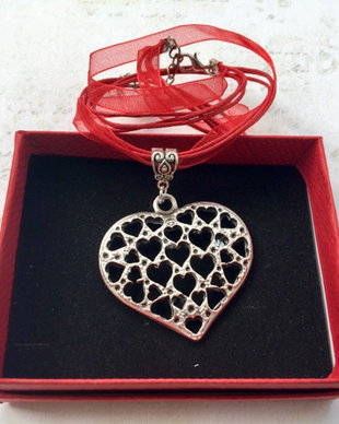 Colier MARTISOR zamac argintat 4