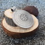 Pandantiv boho argintiu antichizat 44x36mm  SALAK-T 045