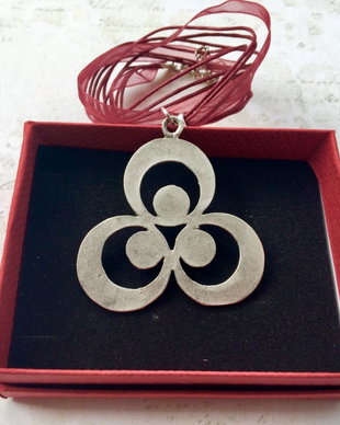 Colier MARTISOR zamac argintat 5
