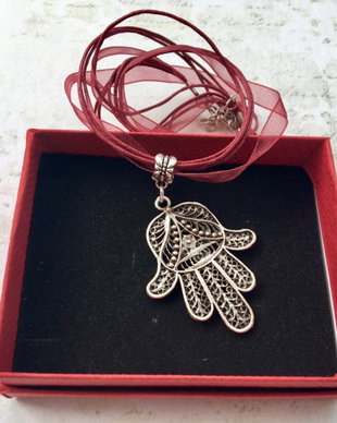 Colier MARTISOR zamac argintat 6