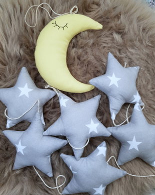 Ghirlanda luna cu stele