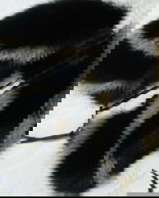 Guler din blana naturala