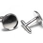 Butoni, platina, 20x18 mm