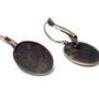 Tortite cercei, bronz, 33x13.7 mm