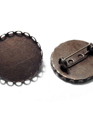 Brosa metalica, bronz, 26 mm