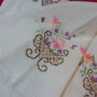 Napron cu broderie rustica