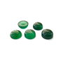 Cabochon agat verde rotund 10mm