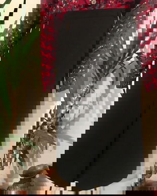 Fust din stofa fina model cu pliu in fata